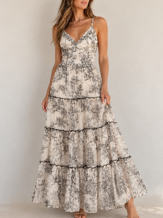 Johnny Was Dresses & Skirts - JOHNNY WAS House On The Hill Tiered Maxi Dress